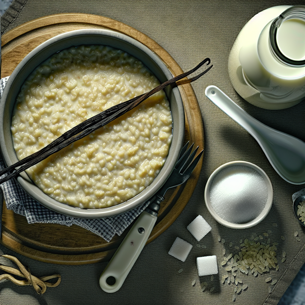 Riz au lait à la vanille5