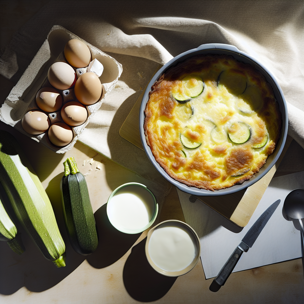 Recette : Gratin de courgettes express au parmesan
