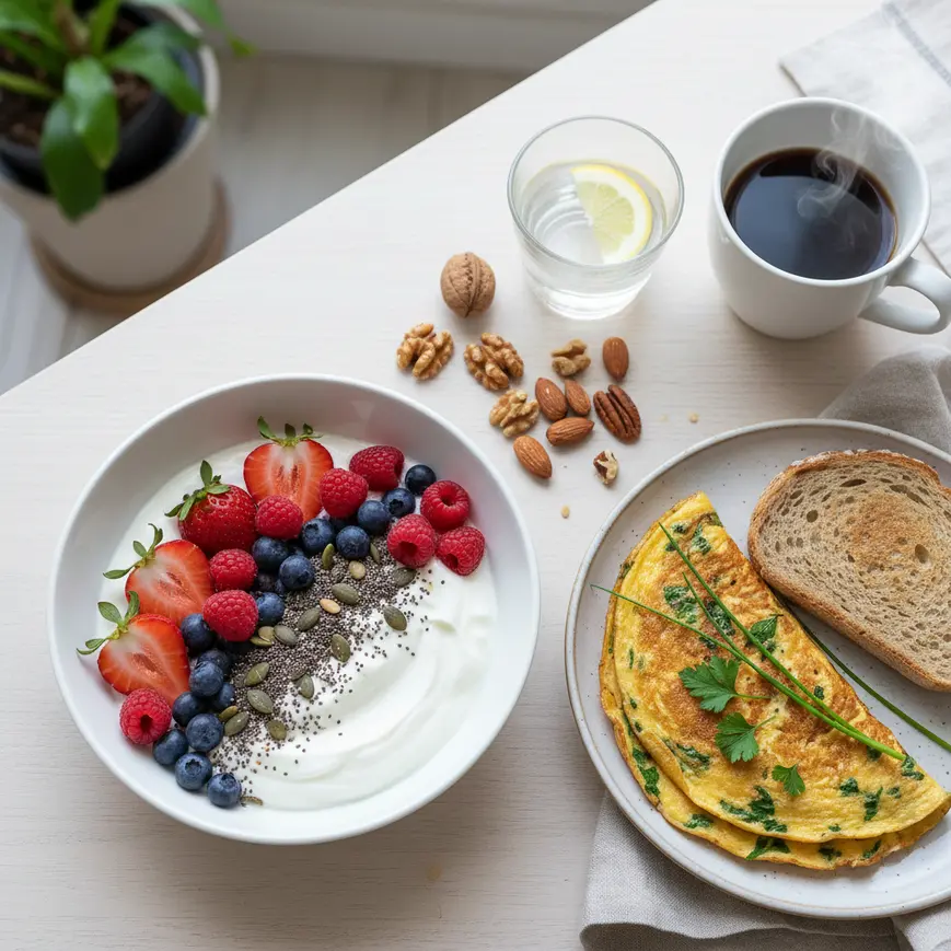 Petit-déjeuner protéiné : bienfaits, portions et idées faciles (guide complet)