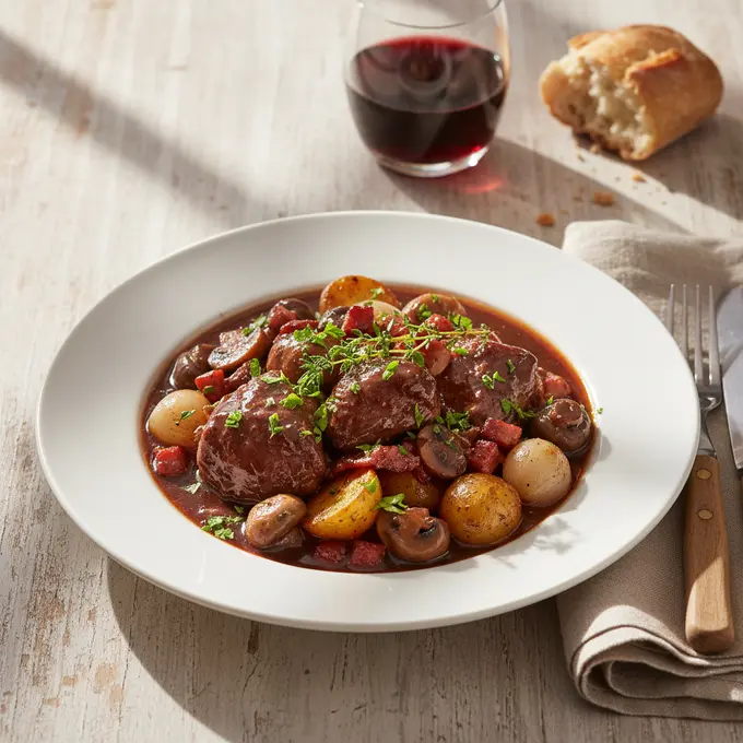 Boeuf Bourguignon Authentique : Saveurs du Terroir Réconfortantes