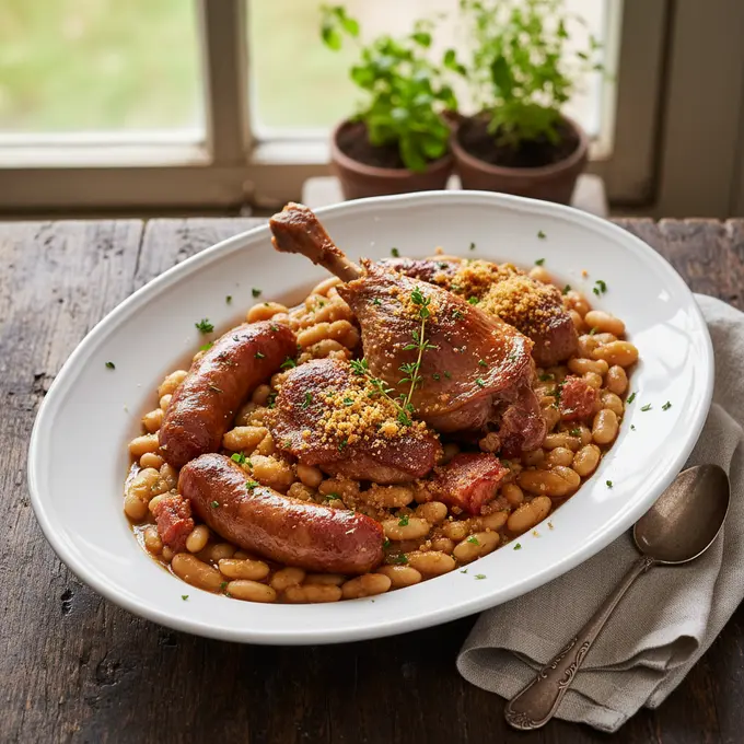 Cassoulet Grand-Mère : Haricots et Viandes du Terroir