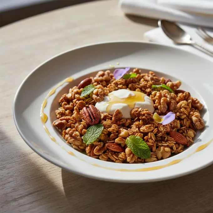 Granola Maison Noix et Miel: Equilibre et Gourmandise