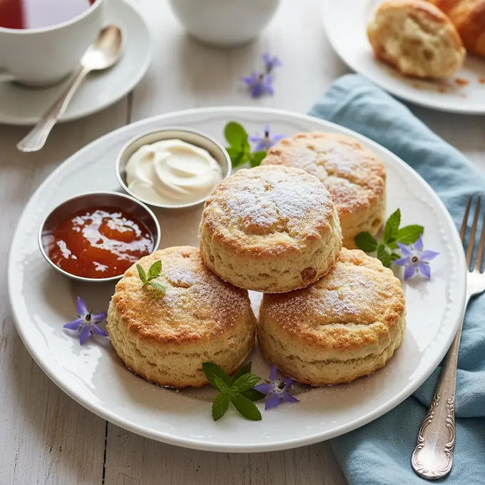 Scones classiques à la française pour un brunch détente