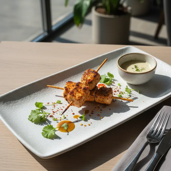 Brochettes de Poulet Mariné : Saveurs Épicées et Conviviales