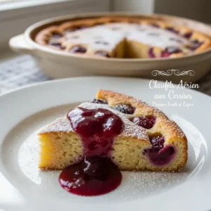 Clafoutis Aérien aux Cerises : Douceur Fruité et Légère - Recette facile prête en 55 minutes