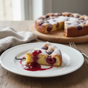 Clafoutis Express aux Cerises et Vanille Bourbon - Recette facile prête en 50 minutes