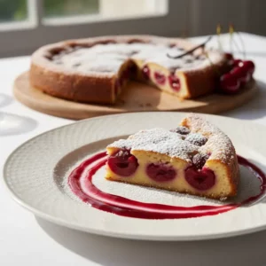 Clafoutis Fruité aux Cerises et vanille, Dessert Express - Recette facile prête en 50 minutes
