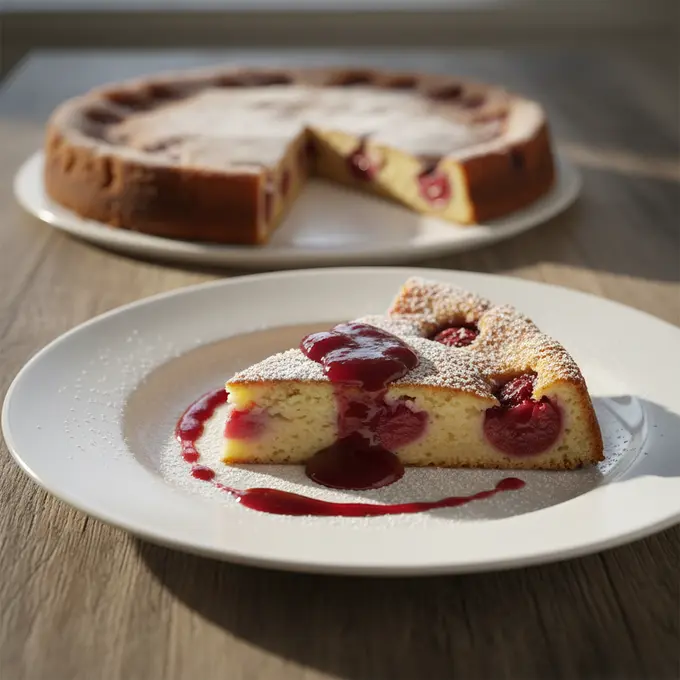 Clafoutis Léger aux Cerises et Amandes Sans Gluten - Recette facile prête en 50 minutes