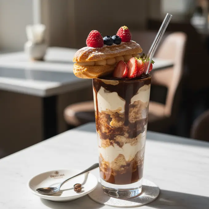 Éclair au Café, Délice de Pâtisserie Française Élégante - Recette facile prête en 60 minutes