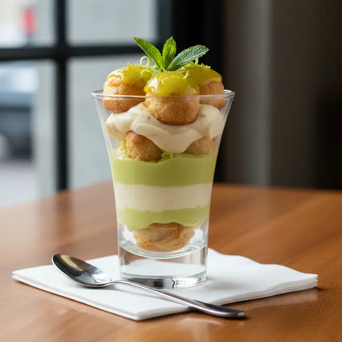 Éclair Éclairé au Citron Vert et Crème Pâtissière - Recette facile prête en 70 minutes