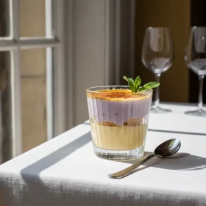Crème Brûlée Légère au Citron et Lavande - Recette facile prête en 50 minutes