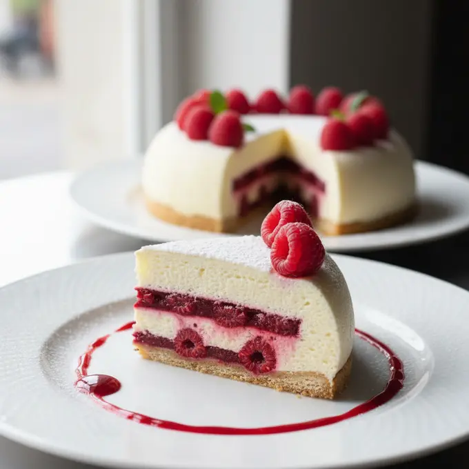 Entremet Vanille Framboise : Équilibre Fruité et Crémeux