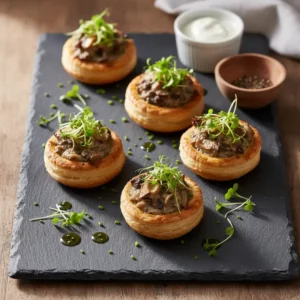 Feuilletés aux Champignons : Apéro Festif et Convivial - Recette facile prête en 35 minutes
