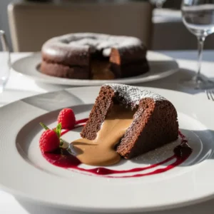 Fondant au Chocolat au Coeur Coulant de Praliné - Recette facile prête en 45 minutes