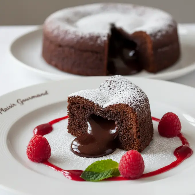 Moelleux au Chocolat Cœur Coulant : Plaisir Gourmand - Recette facile prête en 25 minutes