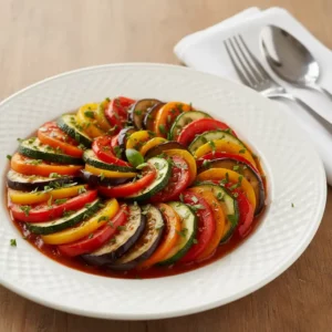 Ratatouille Provençale : Légumes du Soleil à l'Huile d'Olive - Recette facile prête en 85 minutes