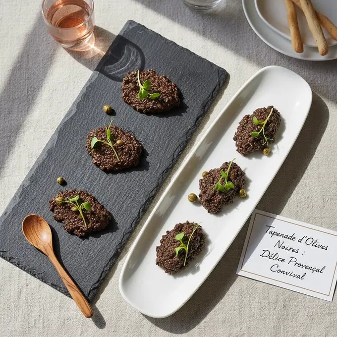 Tapenade d&rsquo;Olives Noires : Délice Provençal Convivial