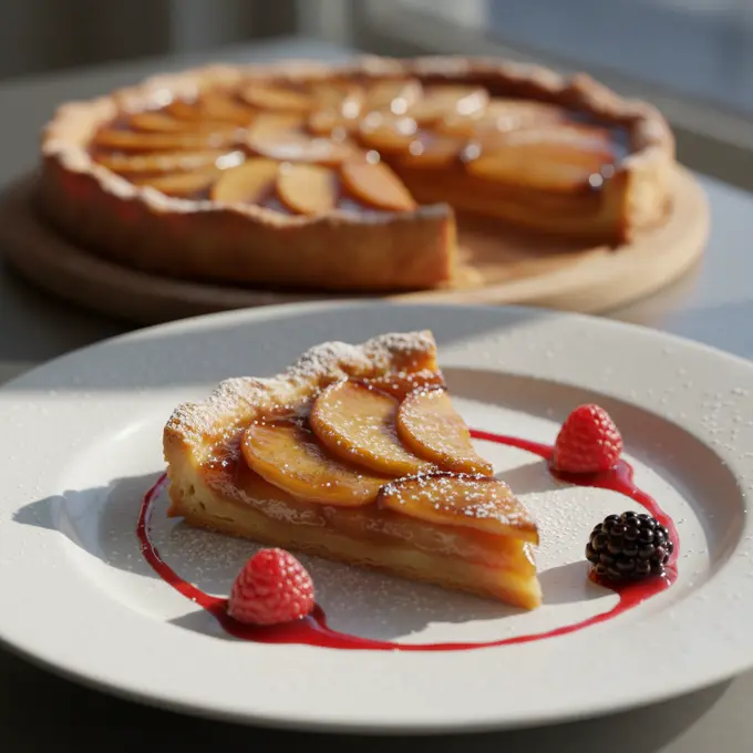 Tarte Tatin aux Pommes Caramélisées : Dessert Gourmand