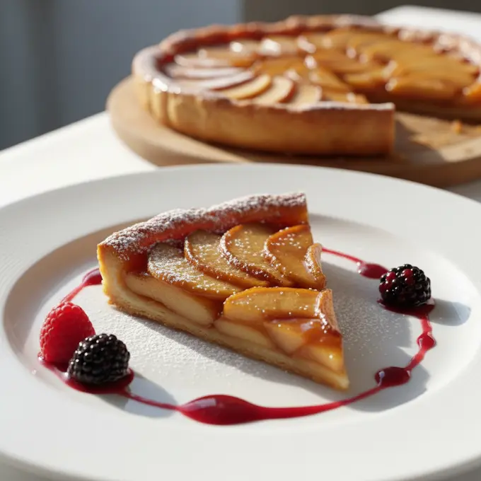 Tarte Tatin aux Pommes Caramélisées : Dessert Gourmand - Recette facile prête en 60 minutes