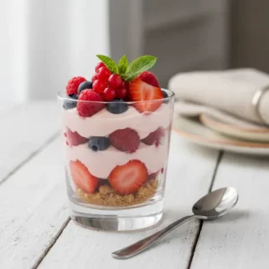 Tartelette Fruits Rouges et Crème Légère Sans Cuisson - Recette facile prête en 45 minutes