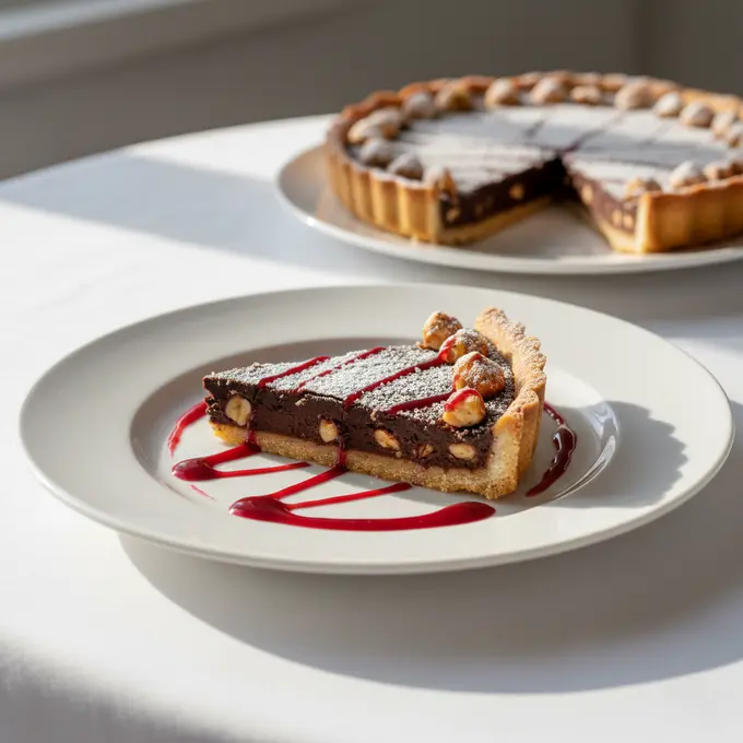 Tartelette Gourmande au Chocolat et Noisettes Croquantes - Recette facile prête en 45 minutes