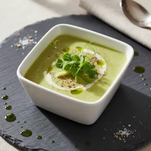 Velouté d'Asperges Vertes au Parfum de Muscade, Raffiné et Savoureux - Recette facile prête en 40 minutes
