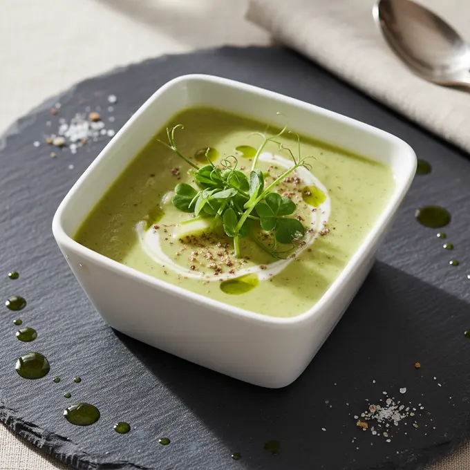 Velouté d&rsquo;Asperges Vertes au Parfum de Muscade, Raffiné et Savoureux