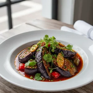 Aubergines Yu Xiang (Parfum de Poisson) - Recette facile prête en 30 minutes