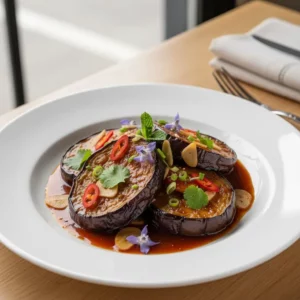 Aubergines Yu Xiang (Parfum de Poisson) - Recette facile prête en 30 minutes