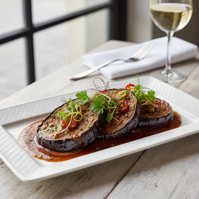 Aubergines Yu Xiang (Parfum de Poisson) - Recette facile prête en 30 minutes