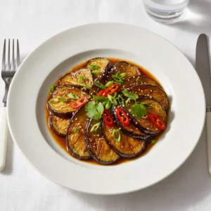 Aubergines Yu Xiang (Parfum de Poisson) - Recette facile prête en 30 minutes