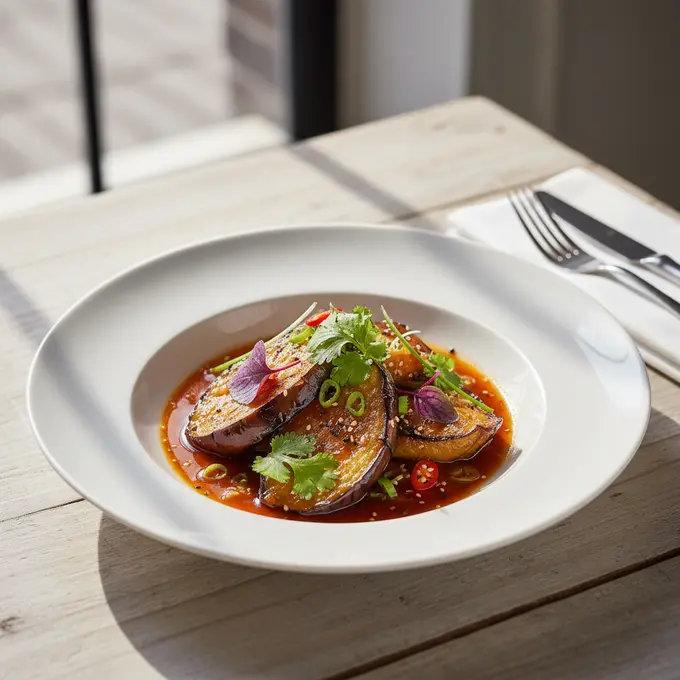 Aubergines Yu Xiang (Parfum de Poisson) - Recette facile prête en 30 minutes