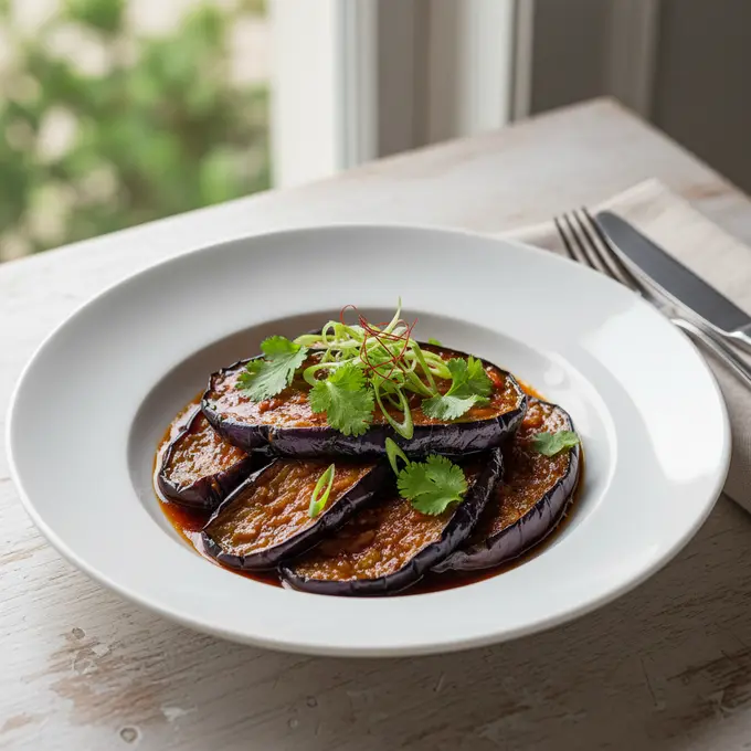 Aubergines Yu Xiang (Parfum de Poisson) - Recette facile prête en 30 minutes