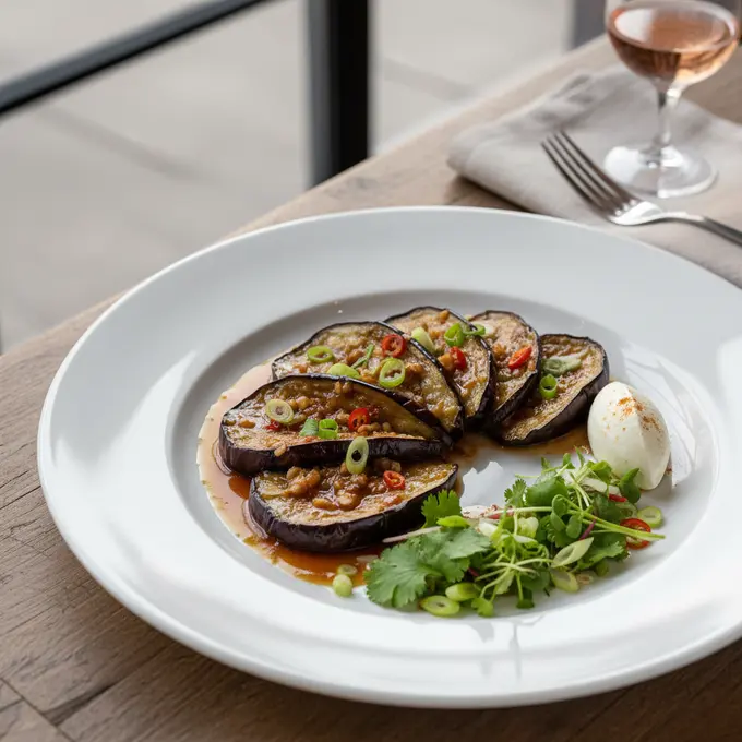 Aubergines Yu Xiang (Parfum de Poisson) - Recette facile prête en 30 minutes