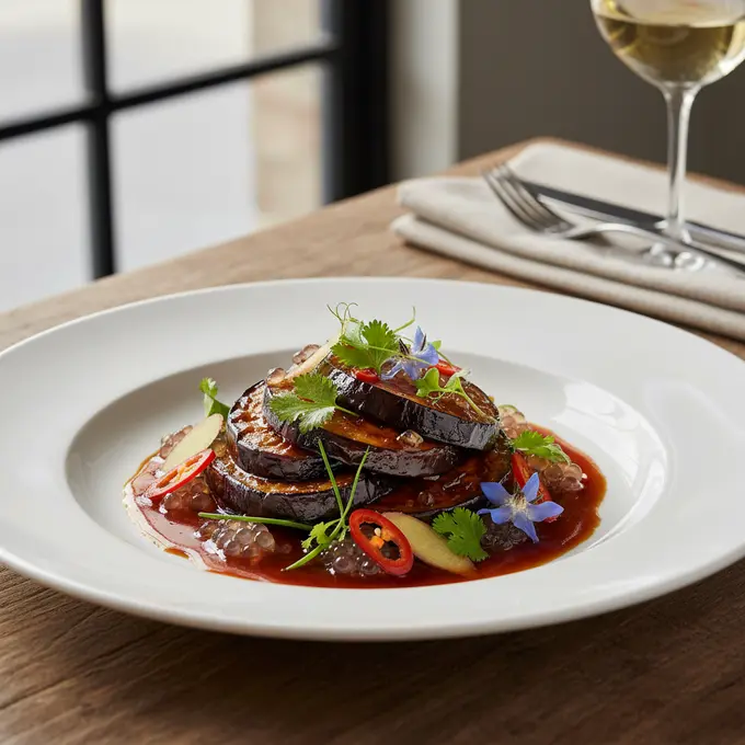 Aubergines Yu Xiang (Parfum de Poisson) - Recette facile prête en 30 minutes