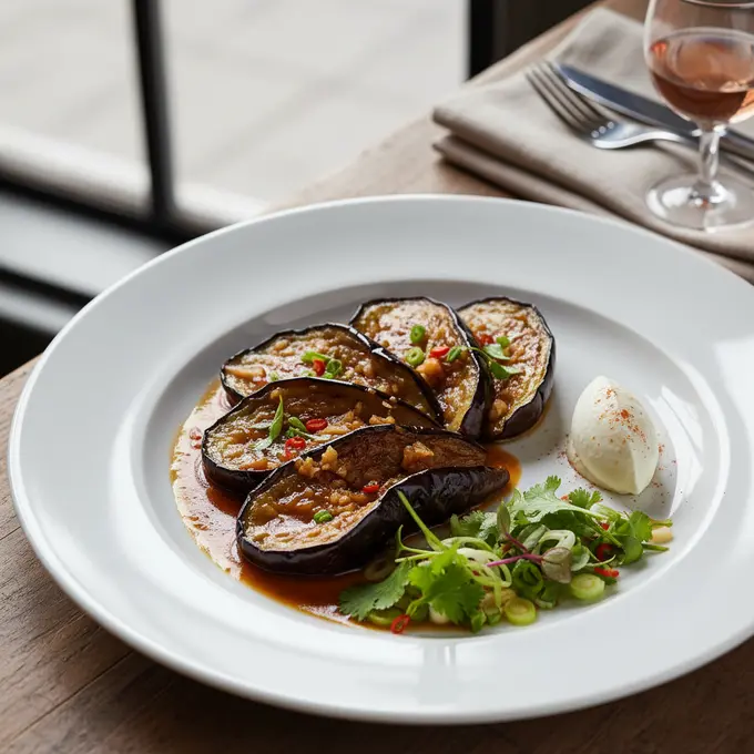 Aubergines Yu Xiang (Parfum de Poisson) - Recette facile prête en 30 minutes