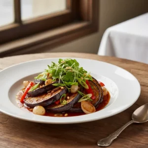 Aubergines Yu Xiang (Parfum de Poisson) - Recette facile prête en 30 minutes