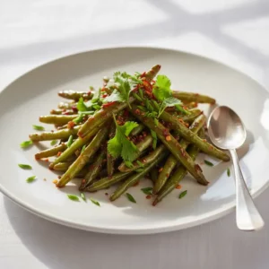 Haricots Verts Sautés à Sec (Sichuan) - Recette facile prête en 25 minutes