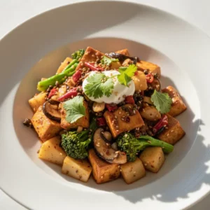 Mapo Tofu Végétarien au Poivre de Sichuan - Recette facile prête en 25 minutes