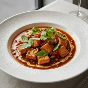 Mapo Tofu Végétarien au Poivre de Sichuan - Recette facile prête en 25 minutes