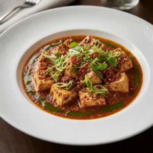 Mapo Tofu Végétarien au Poivre de Sichuan - Recette facile prête en 25 minutes