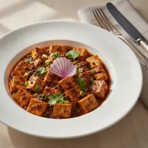 Mapo Tofu Végétarien au Poivre de Sichuan - Recette facile prête en 25 minutes