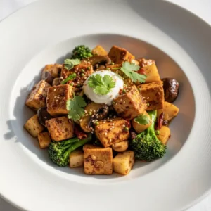 Mapo Tofu Végétarien au Poivre de Sichuan - Recette facile prête en 25 minutes