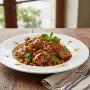 Mrouzia d'Agneau aux Épices Douces et Raisins Secs - Recette facile prête en 150 minutes