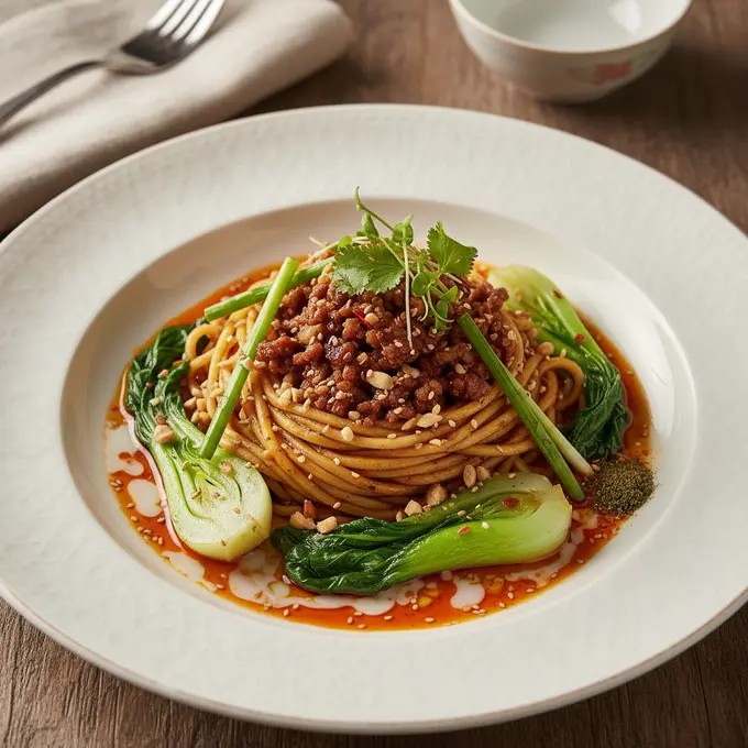 Nouilles Dan Dan Traditionnelles de Chengdu