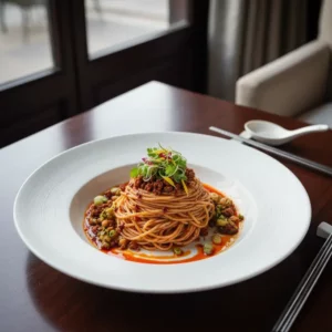 Nouilles Dan Dan Traditionnelles de Chengdu - Recette facile prête en 25 minutes
