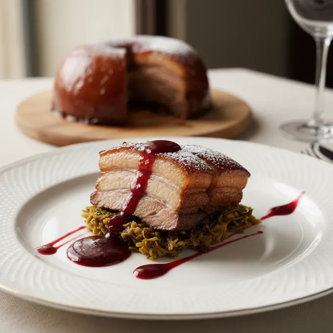 Porc Braisé Mei Cai Kou Rou (Fondant) - Recette facile prête en 150 minutes