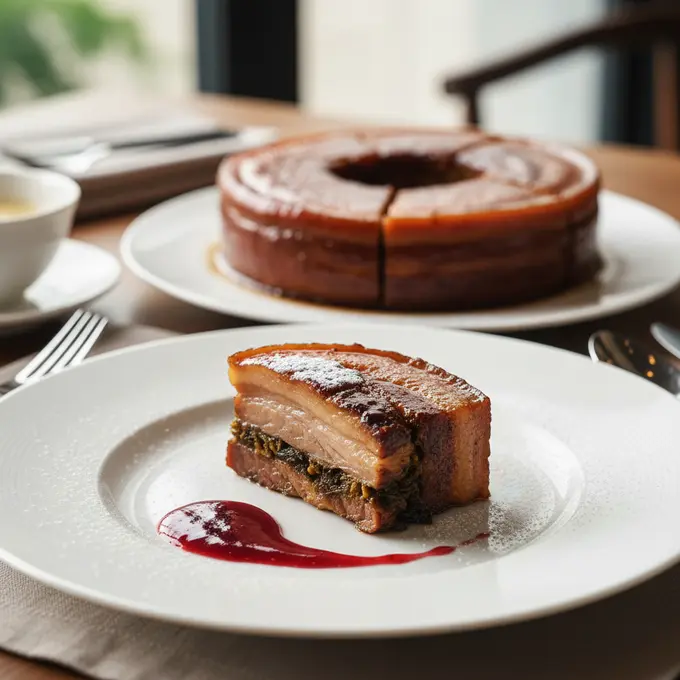 Porc Braisé Mei Cai Kou Rou (Fondant)