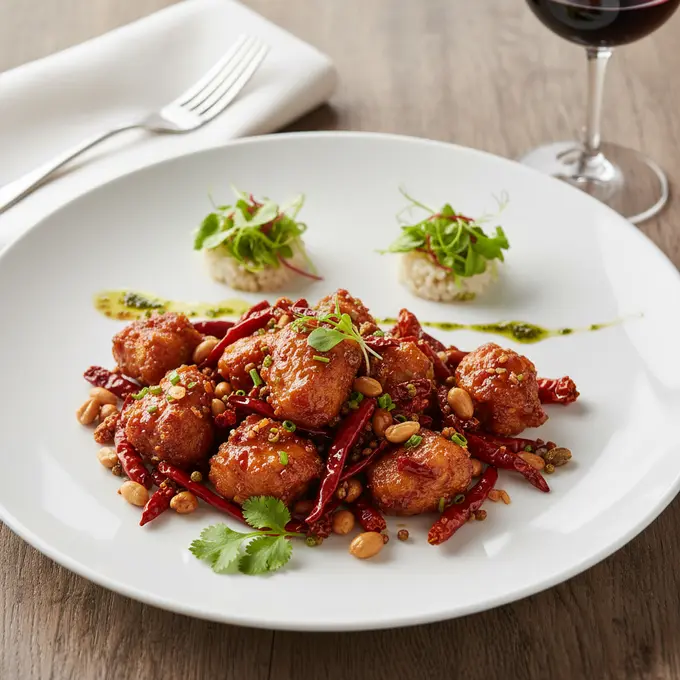 Poulet Chongqing aux Piments (La Zi Ji) - Recette facile prête en 40 minutes