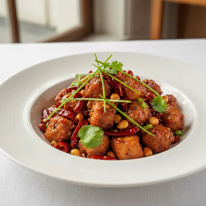 Poulet Chongqing aux Piments (La Zi Ji) - Recette facile prête en 40 minutes